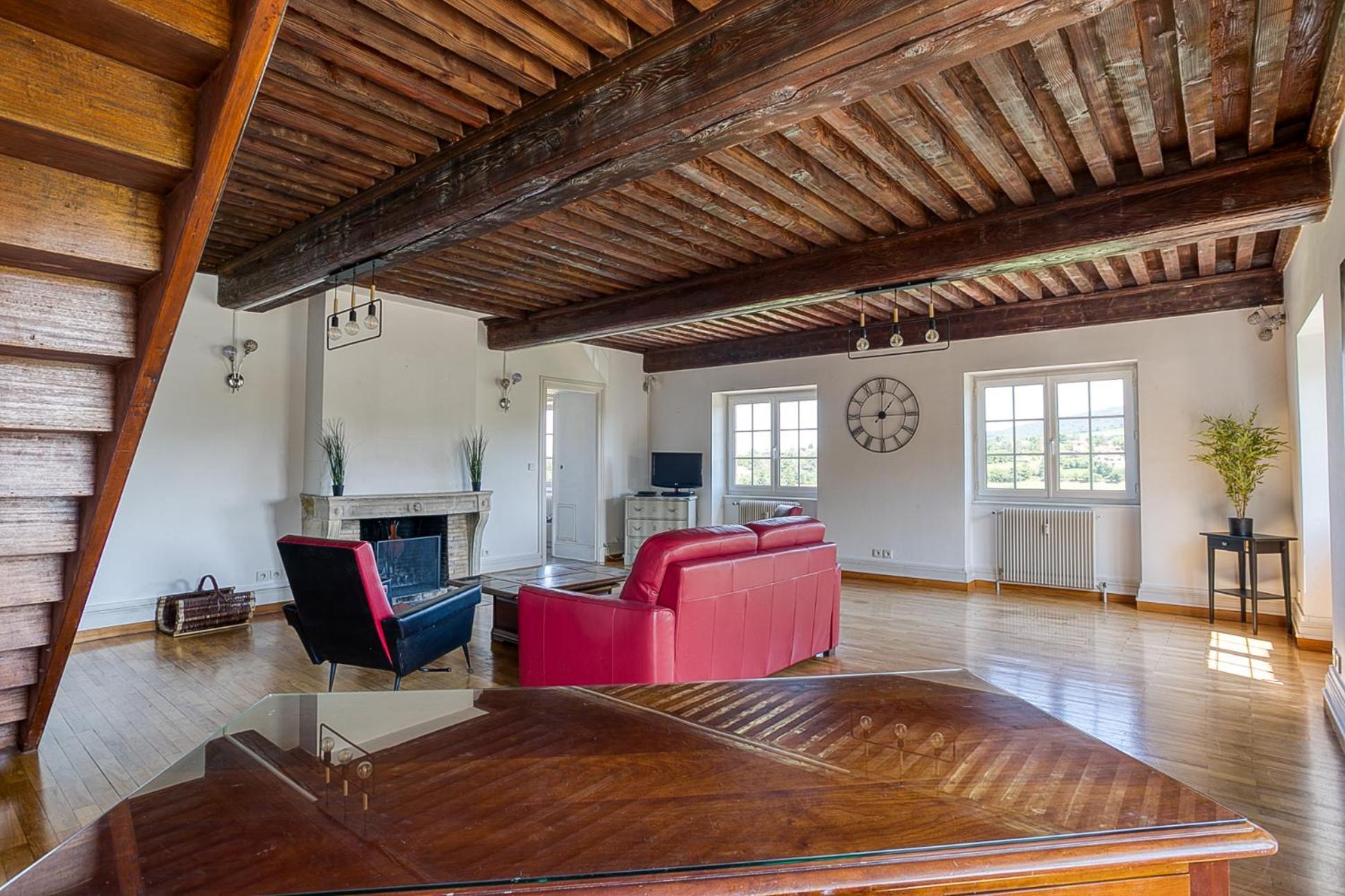 Sejourner Au Chateau De La Roue Grand Appartement Lissieu Eksteriør billede