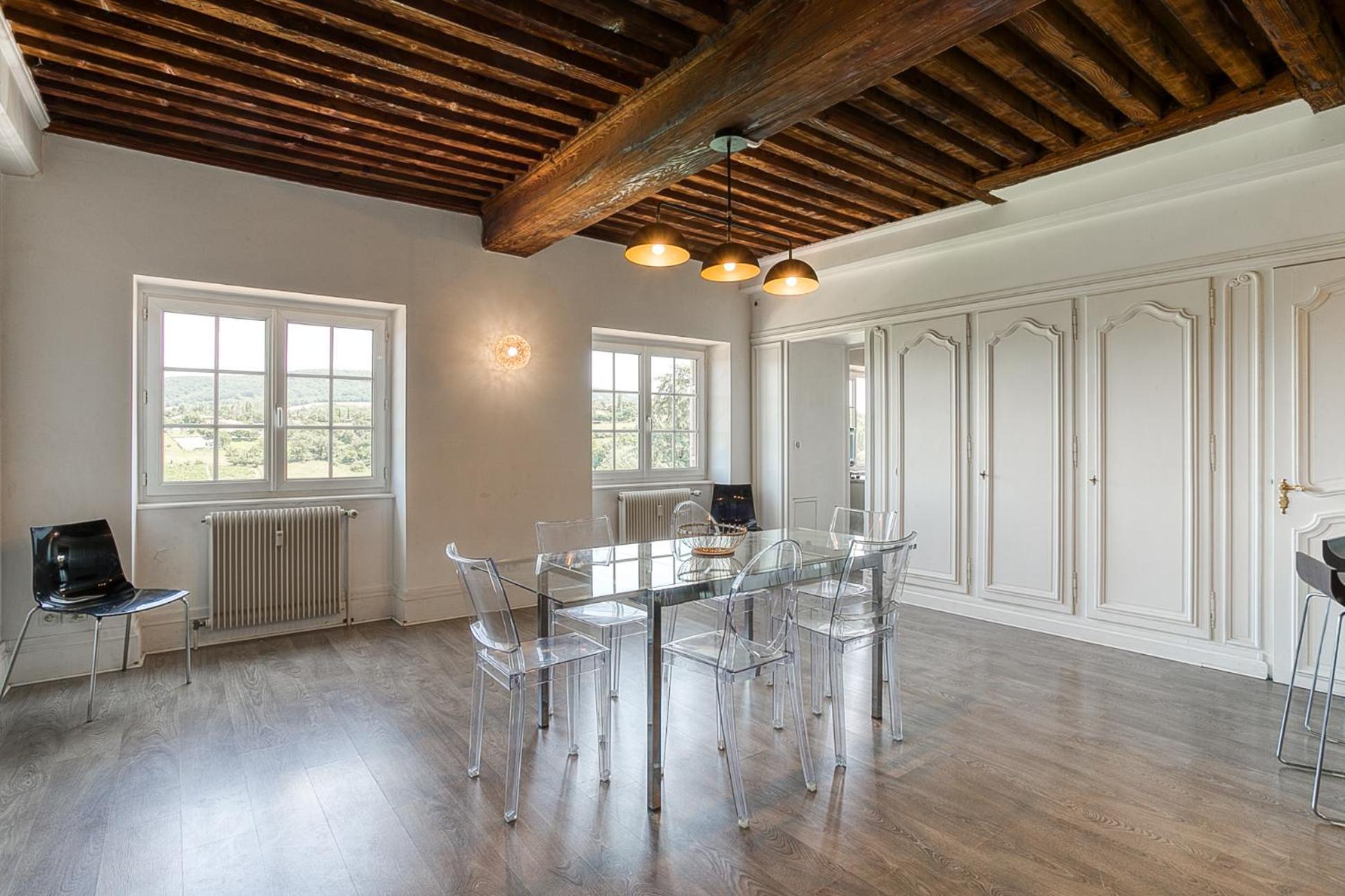 Sejourner Au Chateau De La Roue Grand Appartement Lissieu Eksteriør billede