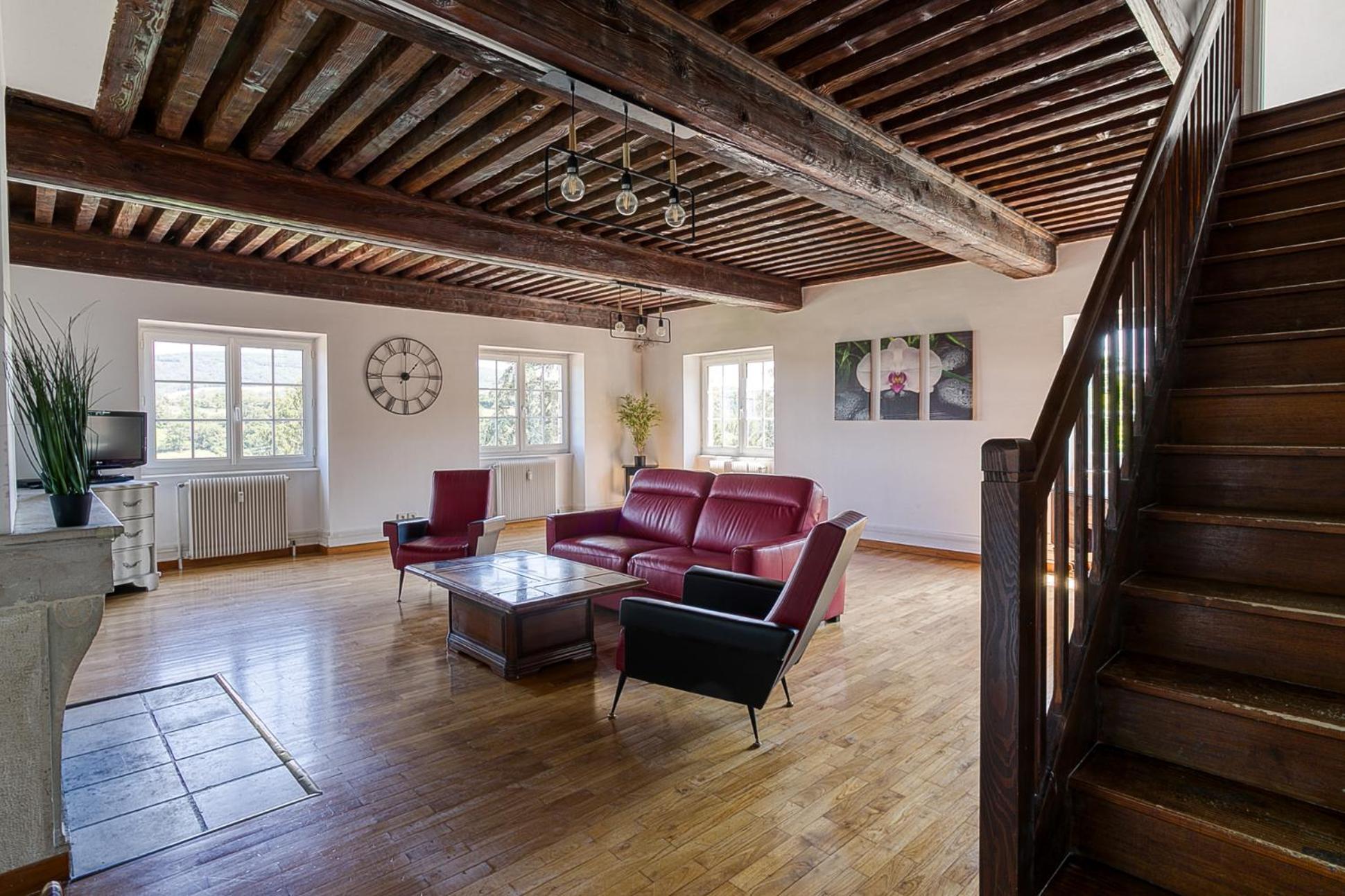 Sejourner Au Chateau De La Roue Grand Appartement Lissieu Eksteriør billede